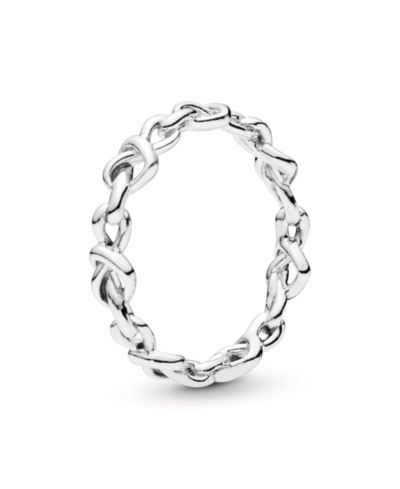 Pandora Sterling Silver Moments Knotted Hearts Ring