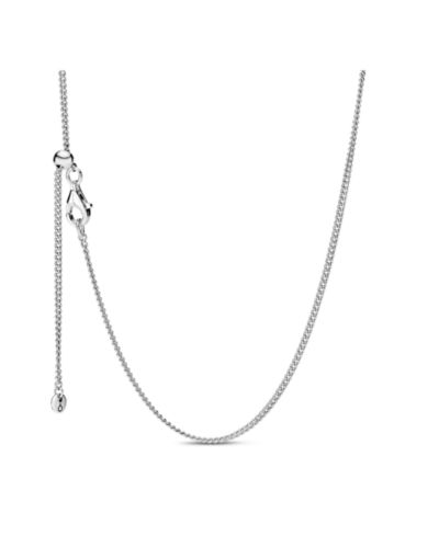 Цепочка Pandora Moments Sterling Silver Curb Chain Necklace