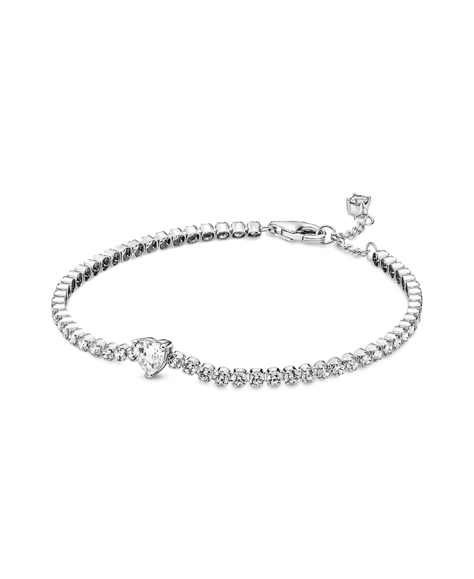 Браслет Pandora Cubic Zirconia Sparkling Heart Tennis