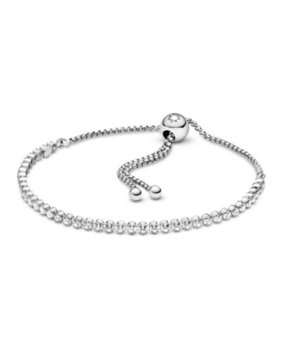 Pandora браслет теннисный со сверкающими камнями Cubic Zirconia