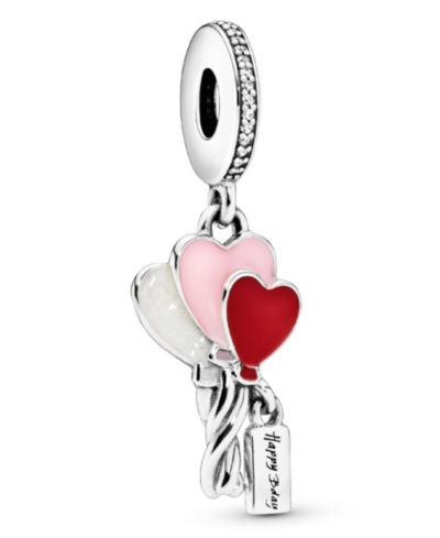 Подвеска Pandora Cubic Zirconia Happy Bday Balloon