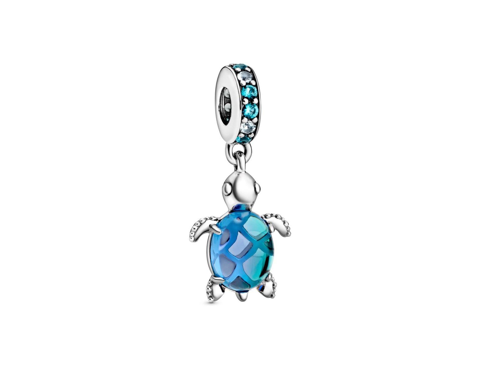 Pandora Crystals Murano Glass Sea Turtle Dangle Charm