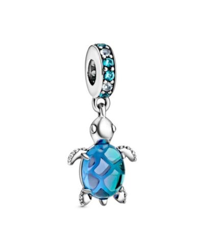 Pandora Charm морская черепаха из муранского стекла Murano Crystals