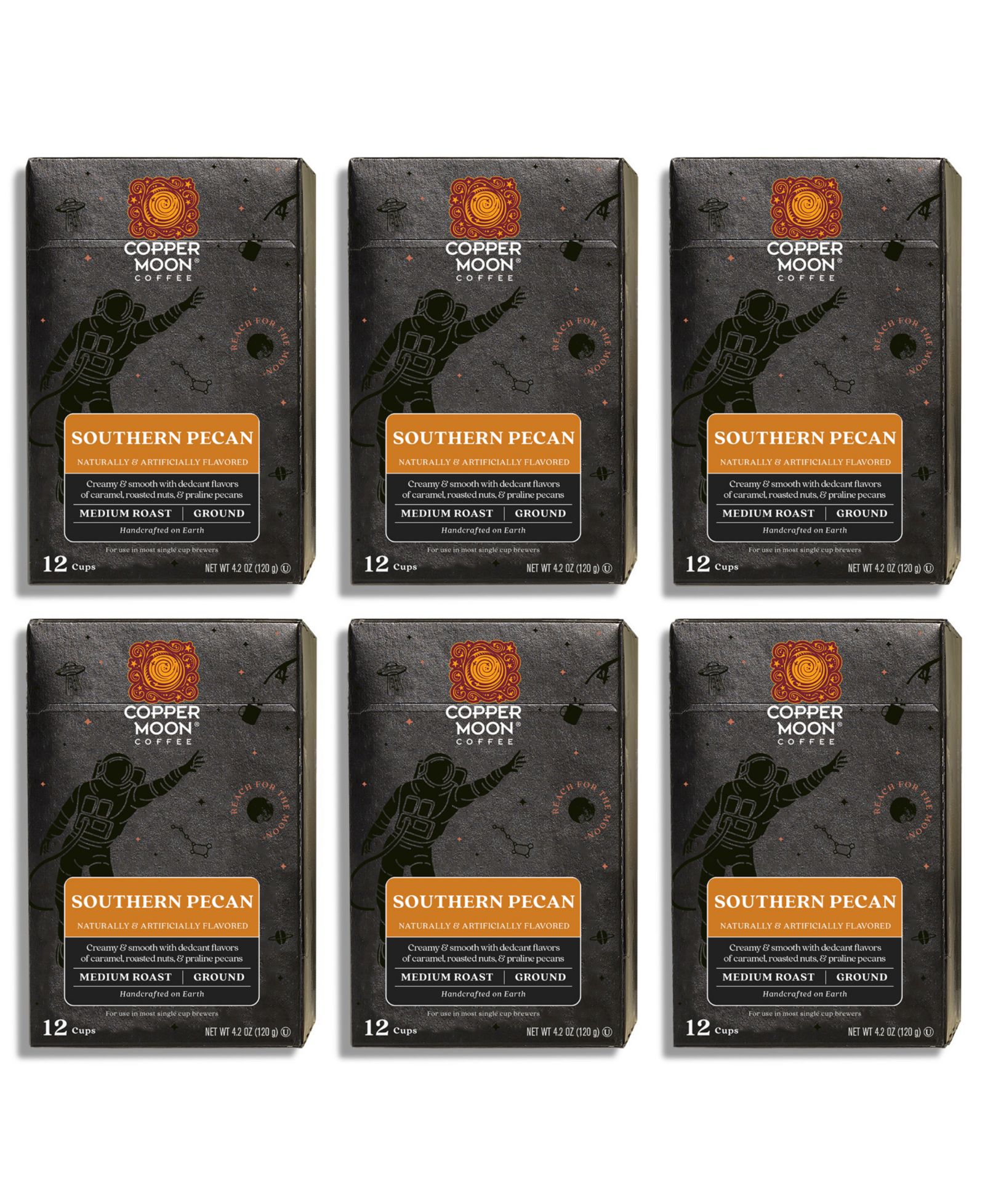 Copper Moon Coffee Southern Pecan Single Serve Coffee Pods, 72 Count