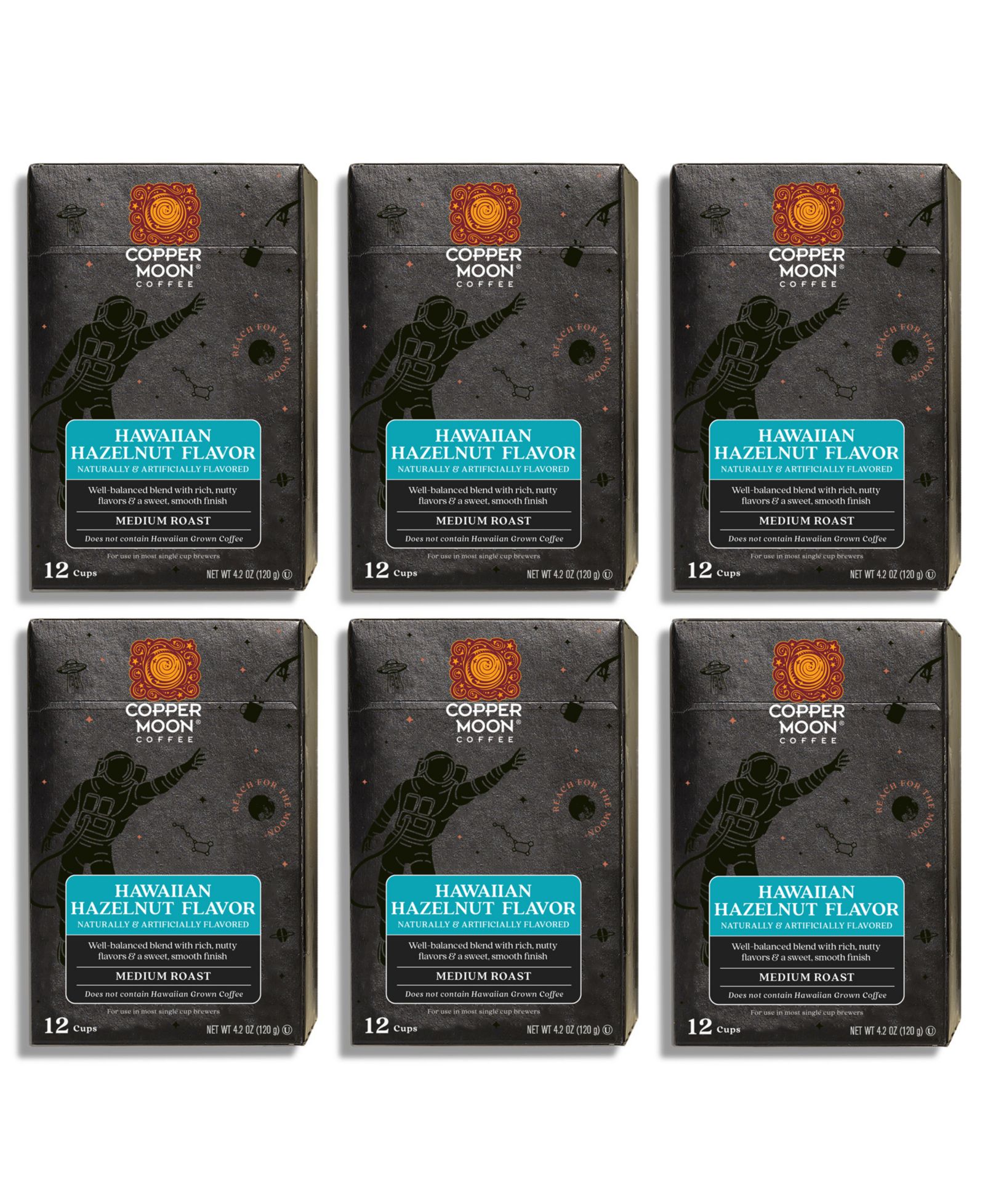 Copper Moon Coffee Hawaiian Hazelnut капсулы для кофе, 72 шт.