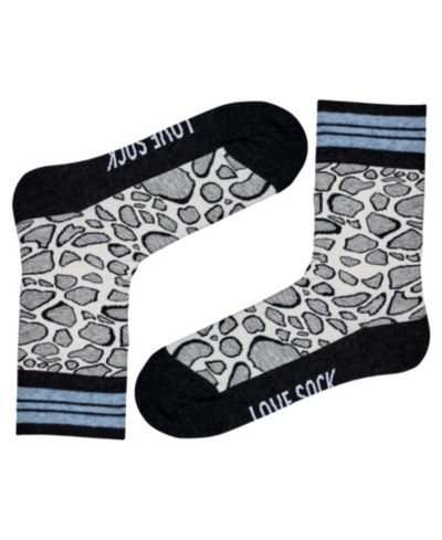 Love Sock Company Женческие хлопковые носки с леопардовым принтом