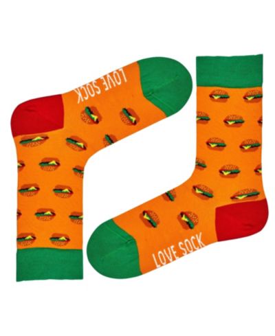 Носки Burger Novelty Cotton Colorful Fun Crew