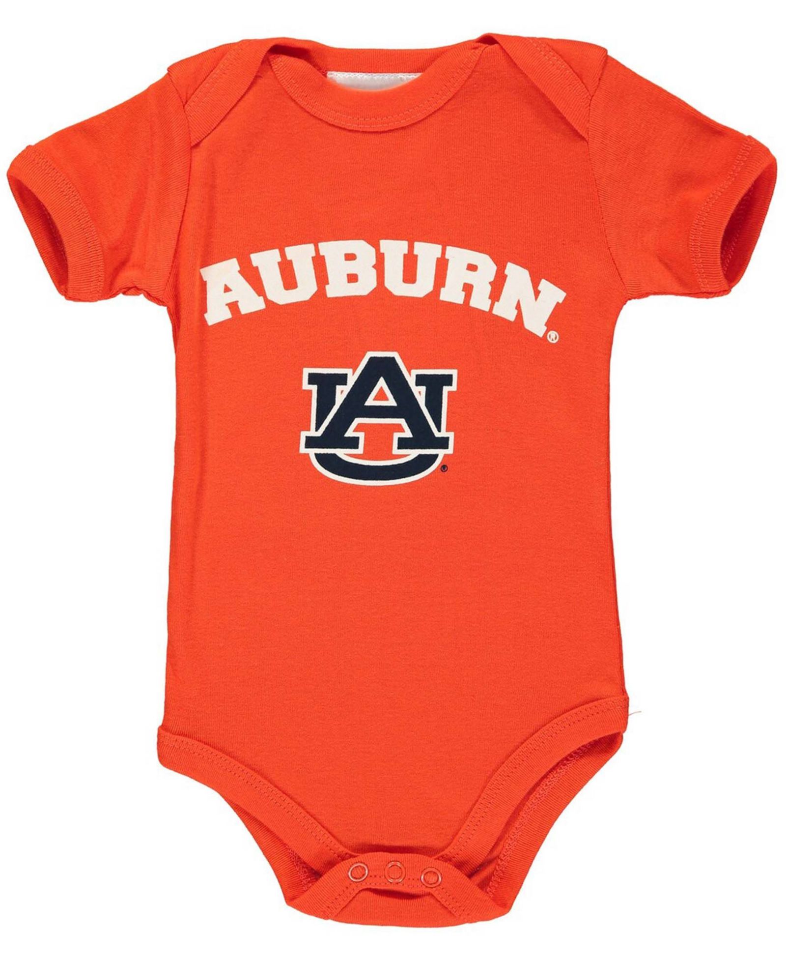 Детское боди для мальчиков и младенцев Orange с дугой и логотипом Auburn Tigers