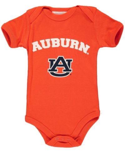 Детское боди для мальчиков и младенцев Orange с дугой и логотипом Auburn Tigers