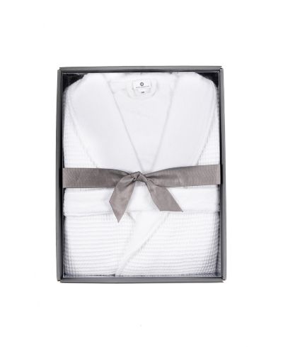 Банный халат Hotel Collection Cotton Boxed Waffle Textured