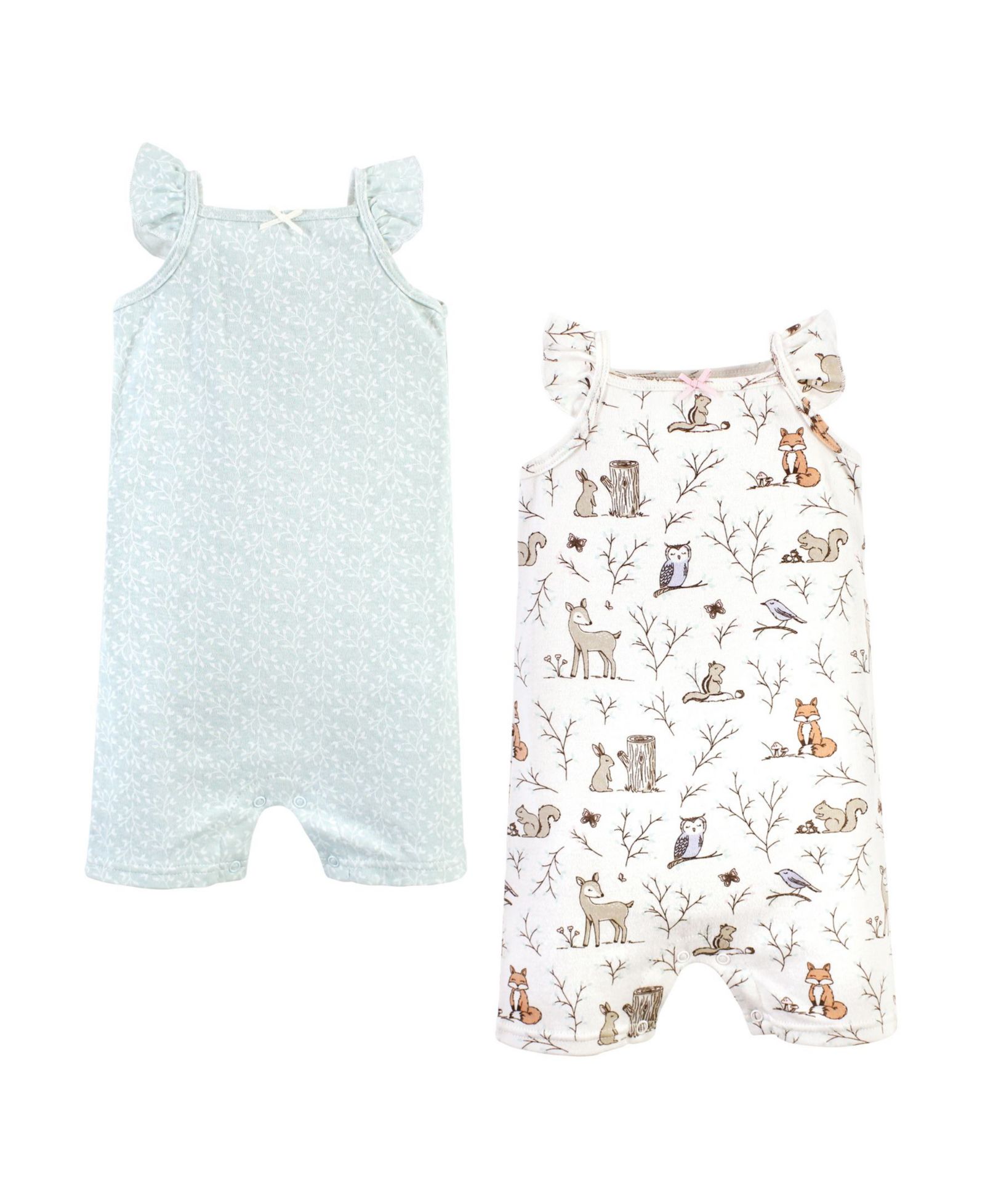 Ромперы Hudson Baby для девочек 2Pk