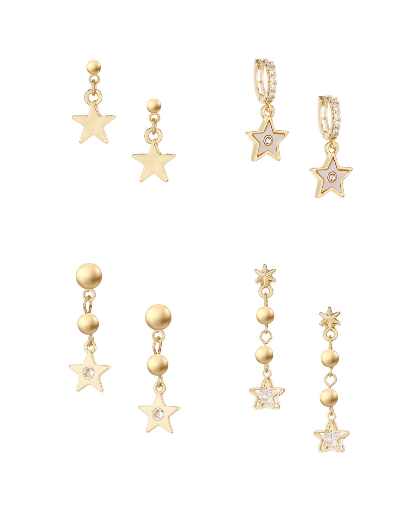 Набор сережек ETTIKA Constellation Star