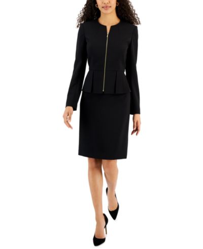 Костюм Tahari ASL Zipper Jacket Skirt Set