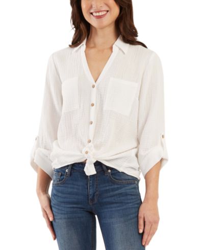 BCX Детский Tie-Front Shirt
