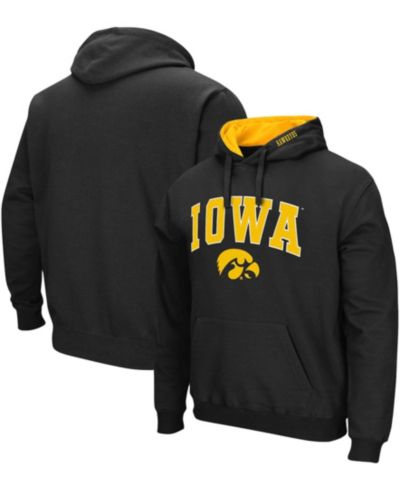 Men's Black Iowa Hawkeyes Arch Logo 3.0 Pullover Hoodie