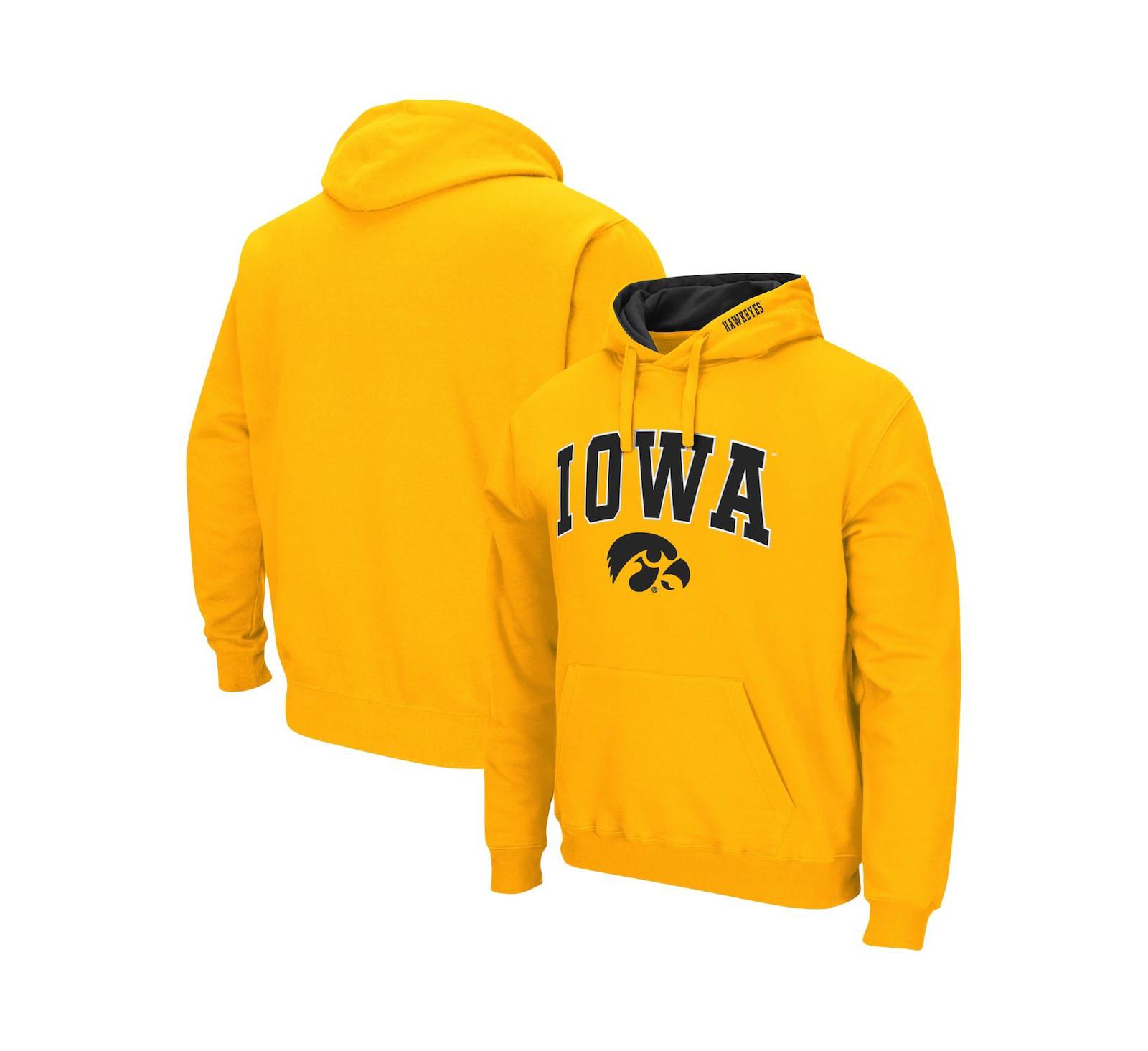 Men's Iowa Hawkeyes Arch Logo 3.0 Pullover Hoodie