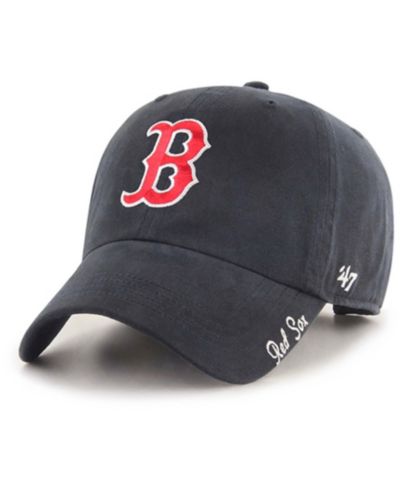 Женская регулируемая кепка '47 Brand Boston Red Sox Navy Miata Clean Up