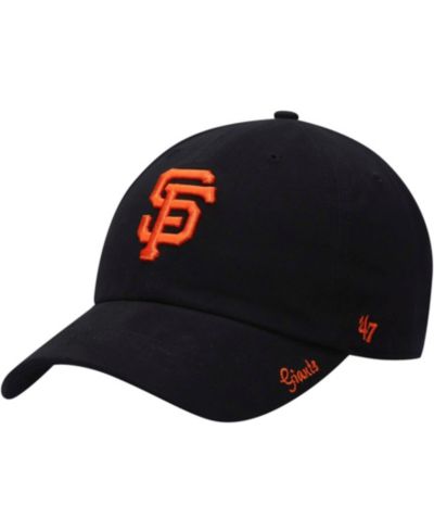 Женская кепка '47 Brand Black San Francisco Giants Team Miata Clean Up Adjustable