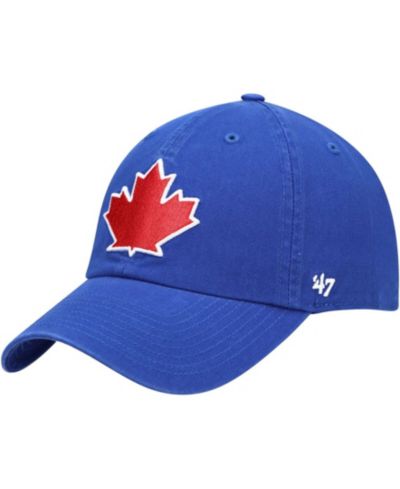 Мужская кепка '47 Brand Royal Toronto Blue Jays Leaf Clean Up Adjustable