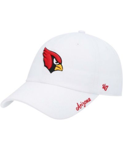 '47 Brand Женская белая регулируемая кепка Arizona Cardinals Miata Clean Up Logo