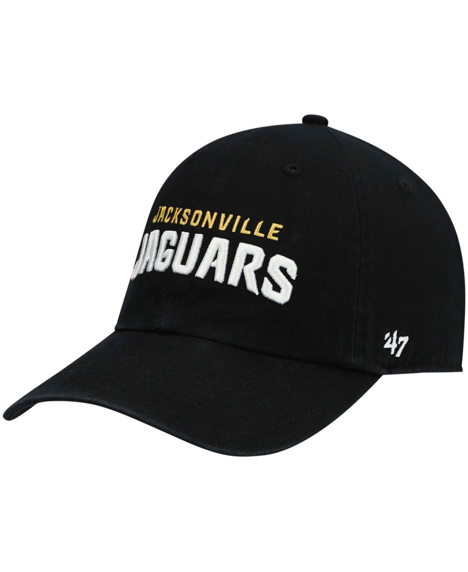 '47 Brand Мужская кепка Jacksonville Jaguars Clean Up Script, Black