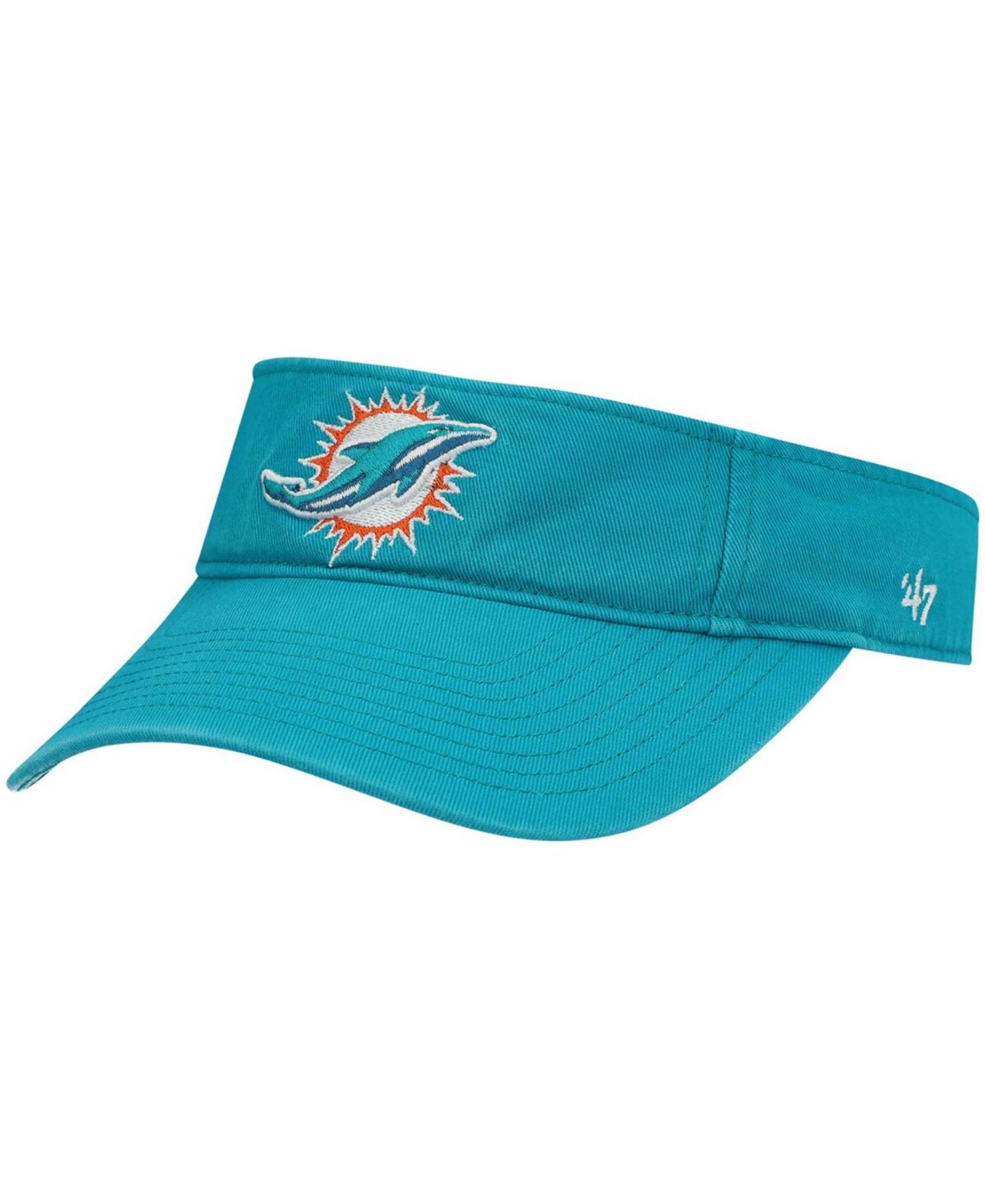 Мужской козырек '47 Brand Aqua Miami Dolphins Clean Up Visor