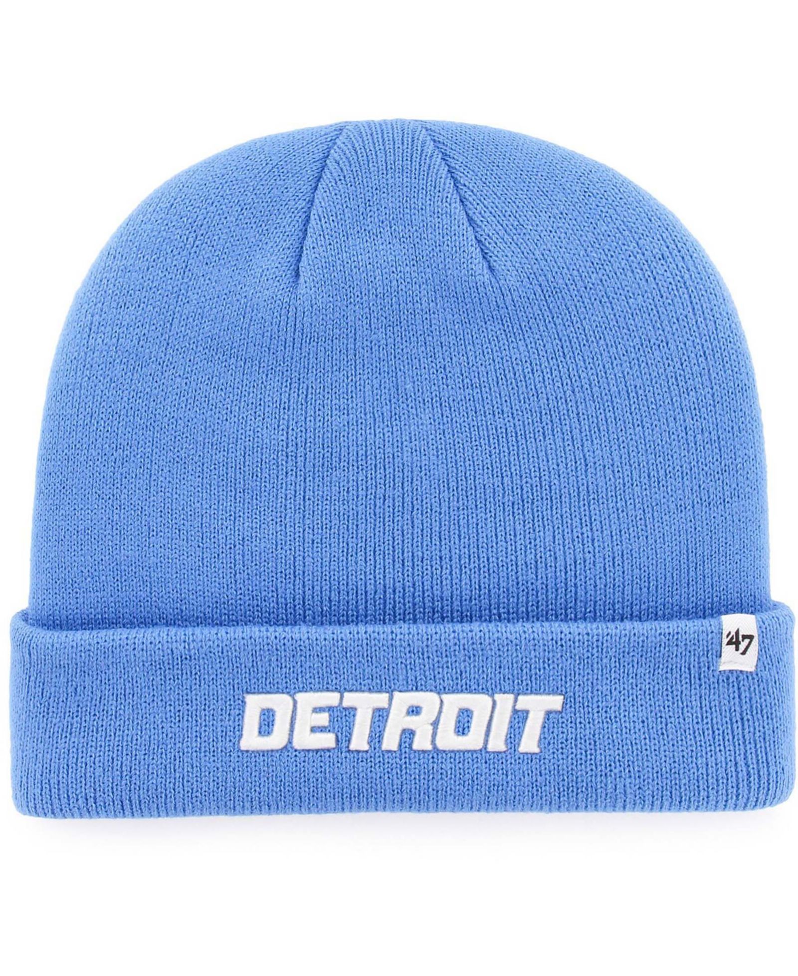 Boys Blue Detroit Lions Basic Cuffed Knit Hat