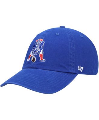 '47 Brand Мужеская регулируемая кепка Royal New England Patriots Clean Up Legacy