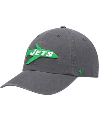 Мужская кепка '47 Brand Charcoal New York Jets Clean Up Legacy Adjustable
