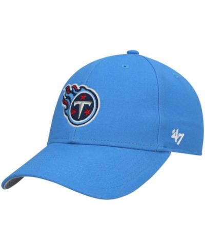 Детская регулируемая кепка '47 Brand Tennessee Titans Basic Secondary MVP Light Blue