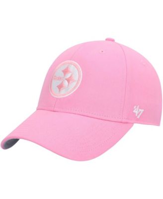Детская регулируемая кепка '47 Brand Pittsburgh Steelers Rose MVP Pink