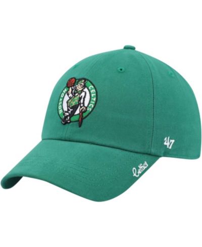 '47 Brand Женская регулируемая кепка Boston Celtics Miata Clean Up Kelly Green