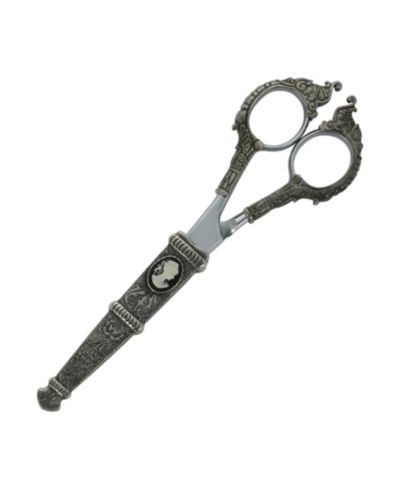 2028 Cameo and Flowers Scissors