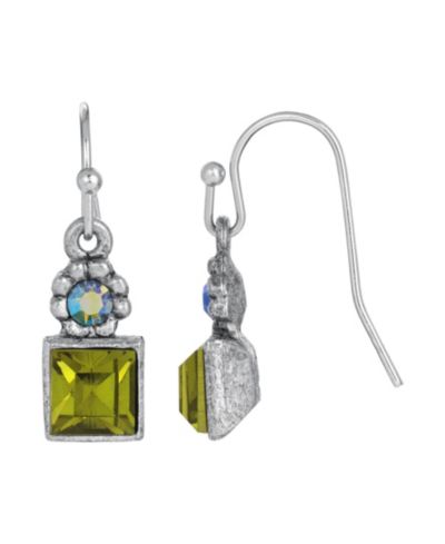 Серьги 2028 Olivine Wire