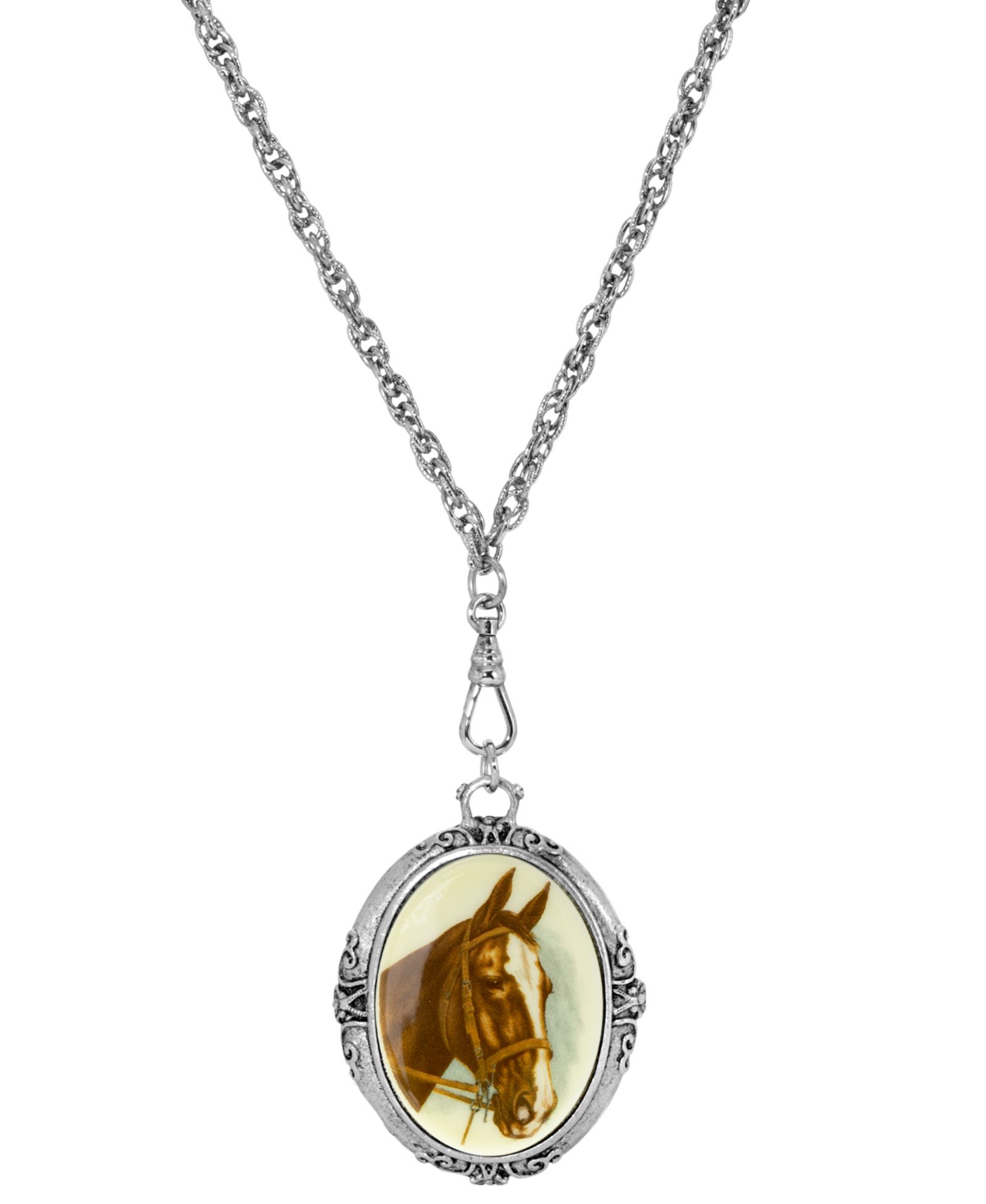 Ожерелье 2028 Horse Head Stone Necklace