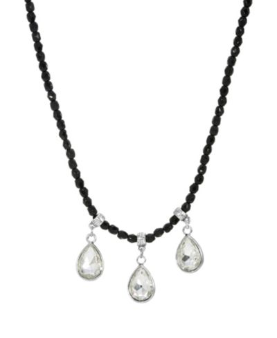 2028 Bead Teardrop Necklace