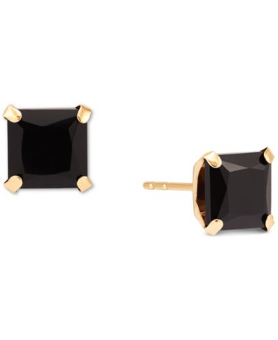 Серьги-гвоздики Onyx из золота 14k