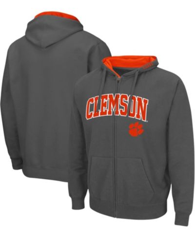Мужская ветровка Colosseum Clemson Tigers Arch Logo 3.0 Full-Zip Hoodie