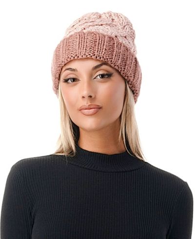Marcus Adler Женский вязаный чепчик Chunky Marled Cable Knit