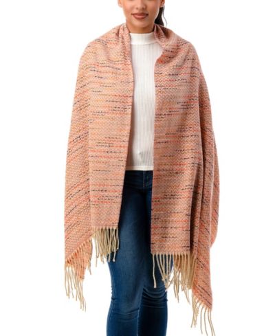 Женский ультрамягкий шарф Marcus Adler Chevron Fringe