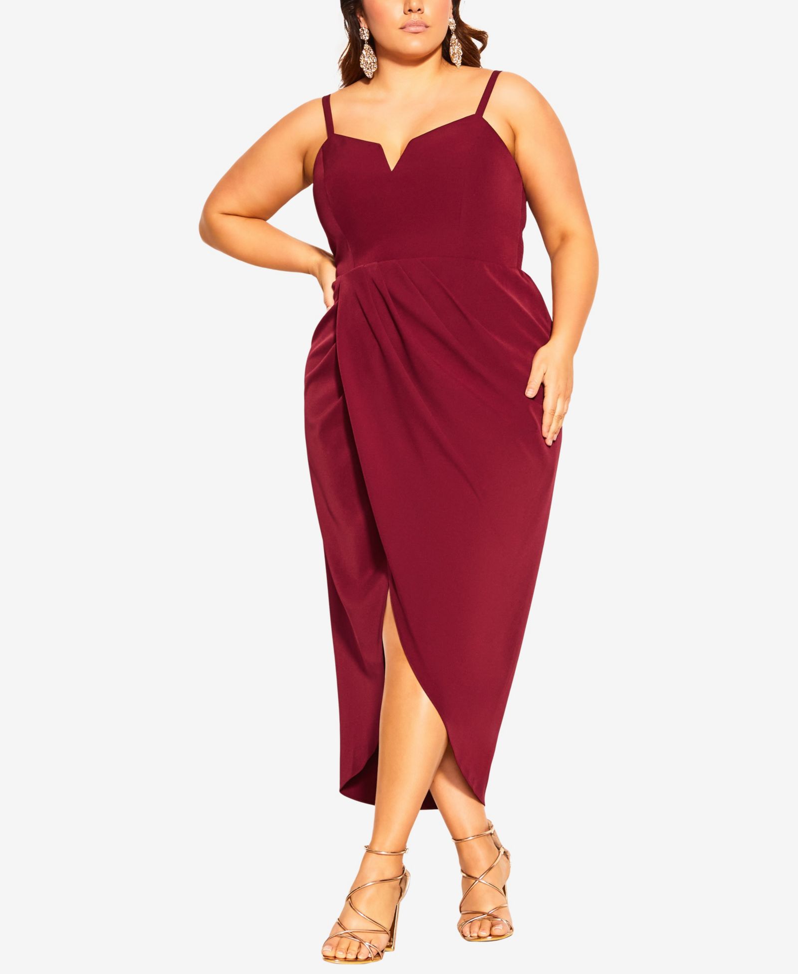 Платье CITY CHIC Plus Size Sassy V