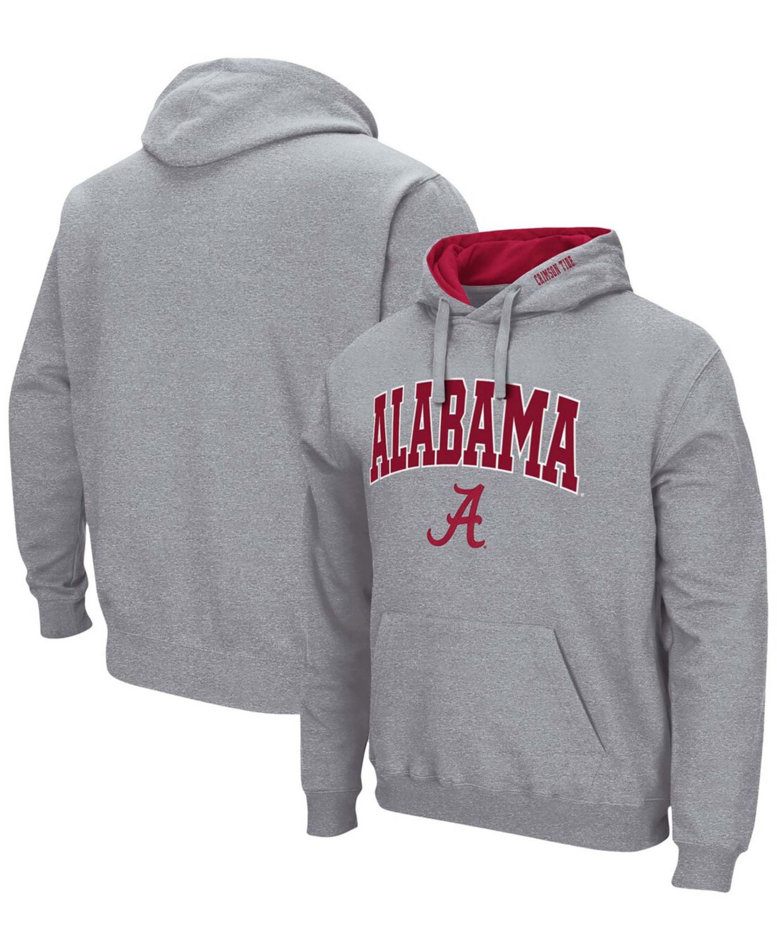 Men's Alabama Crimson Tide Arch and Logo 3.0 Pullover Hoodie
