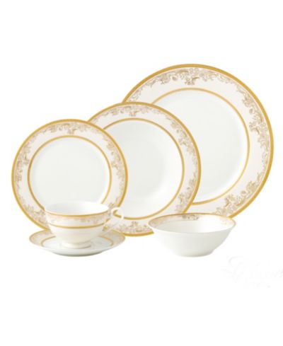 Сервиз из нового костяного фарфора Lorren Home Trends, набор из 24 предметов
