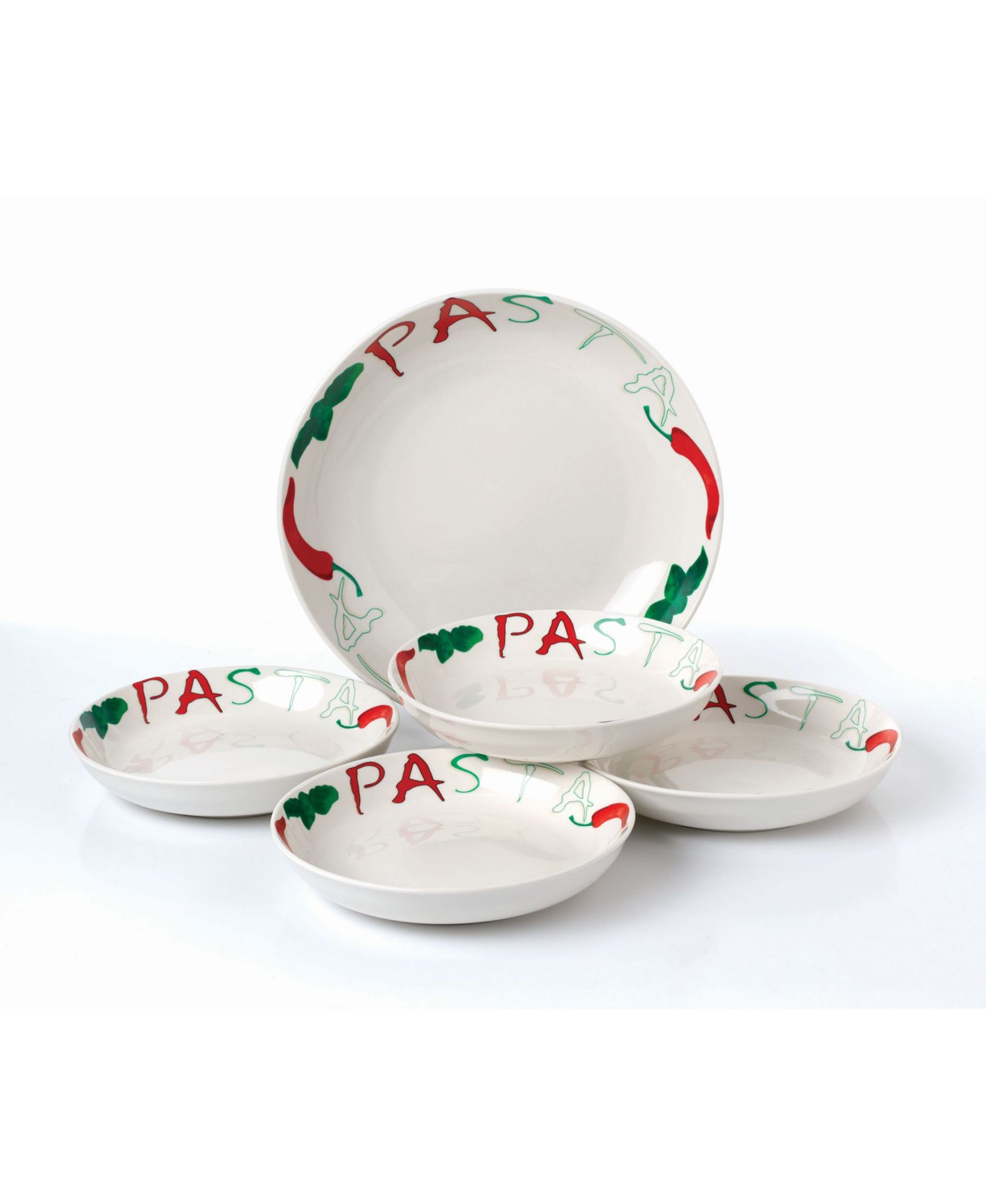 Lorren Home Trends Набор посуды Familia Pasta, 5 шт