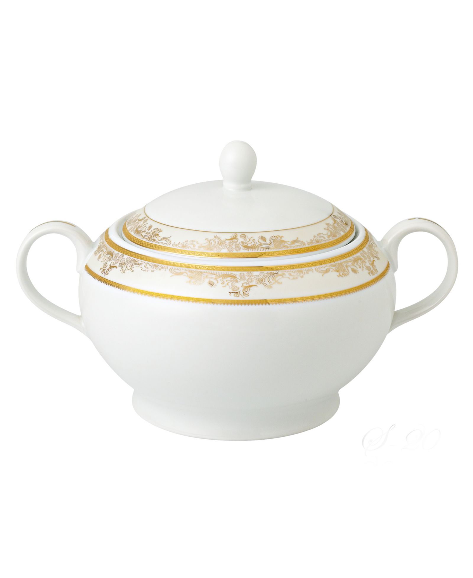 Супница Lorren Home Trends La Luna Collection New Bone China with Lid