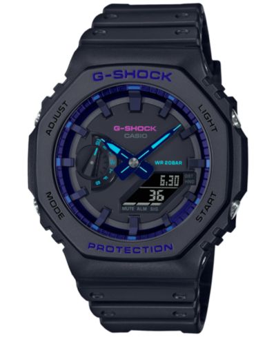 Мужские часы G-Shock Black Resin Strap, 45.4mm