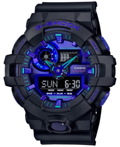 G-Shock Мужские часы Black Resin Strap, 53.4mm