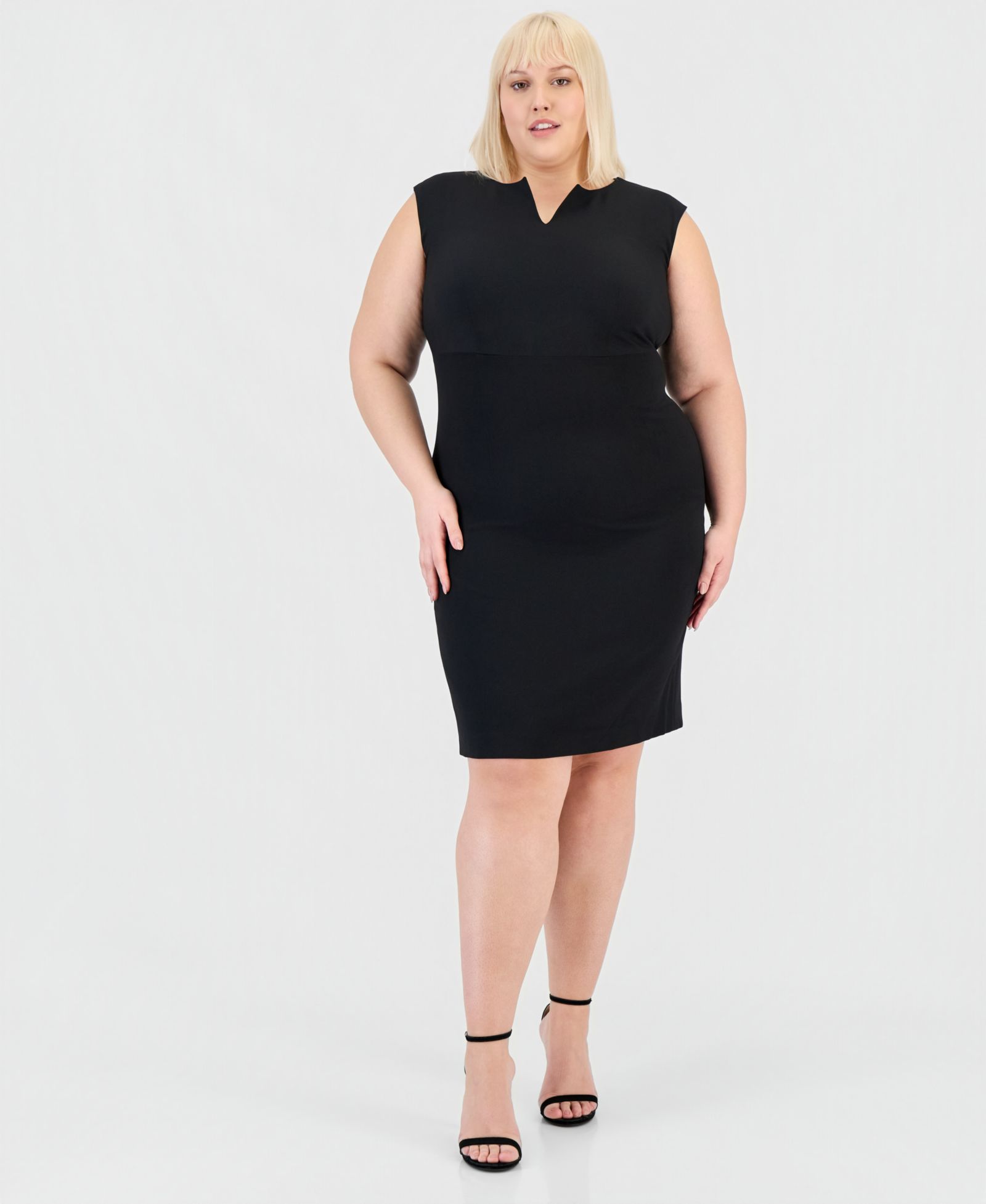Kasper Plus Size Sleeveless Sheath Dress