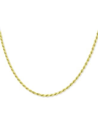 Giani Bernini ожерелье с цепью Rope Link 18" из стерлингового серебра с позолотой 18k
