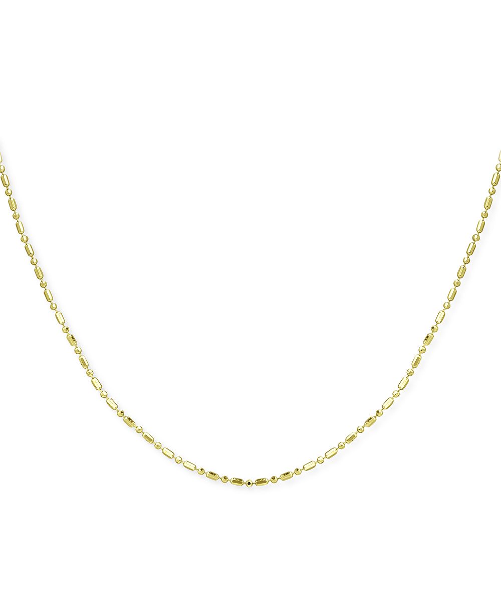 Giani Bernini Ожерелье Dot & Dash Link 20" из стерлингового серебра с 18k золотым покрытием
